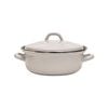 Classica Round Heavy Duty Enamel Casserole 22cm Ceramic Grey