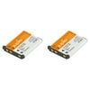 2PK Jupio Li-Ion 3.7V 740mAh Battery For Fuji NP-45 Camera