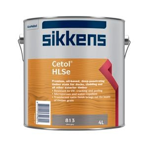 Sikkens 4L Silver Grey Cetol HLSe Timber Finish 