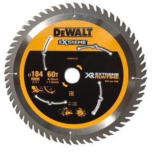 DeWALT 184mm 60T XR Circular Saw Blade