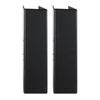 2x Marbig Clearview A4 Lever Arch File Folder Organiser Document/paper Black