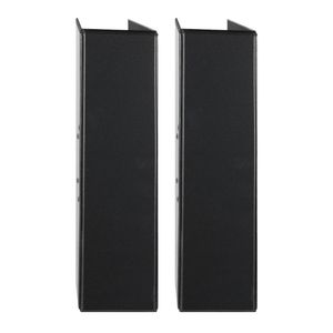 2x Marbig Clearview A4 Lever Arch File Folder Organiser Document/paper Black