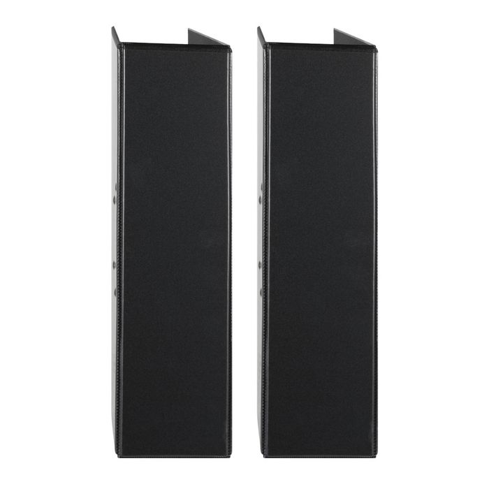2x Marbig Clearview A4 Lever Arch File Folder Organiser Document/paper Black