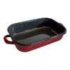 Urban Style Enamelware 2.2L Induction Baking Dish w/ Handles - Red
