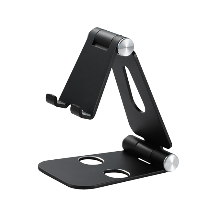 Orotec Foldable Metal Phone And Tablet Stand Black
