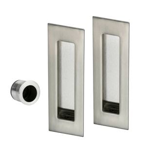 Sylvan 224mm Satin Nickel Flush Pull Kit