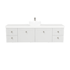 New England Joinery 1800mm Diadem Centre Basin Freedom Top Wall Hung Vanity