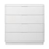 Manna Tallboy Fluted Chest Of Drawer White