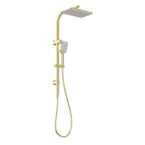Mondella  Brushed Brass Overture Twin Shower