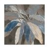 Artey | Golden Blue Palms II - Stretched Canvas - Stretched Canvas - 64 x 64cm
