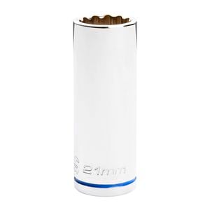 Kincrome 21mm 3/8" Square Drive Deep Socket