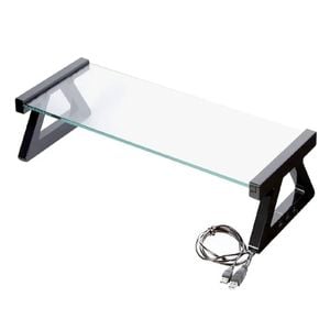 Kensington Glass Monitor Stand w/USB Hub K55320AU