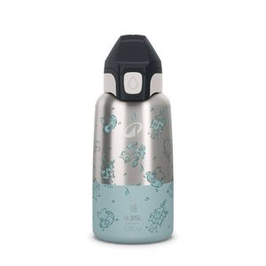 Decathlon - Kids’ 0.35 L Stainless Steel Insulated Flask With Quick Opening Hiking Cap - One Size