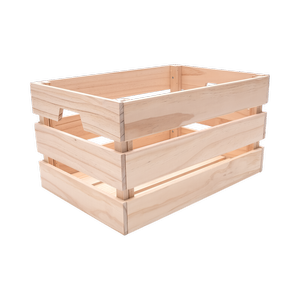 All Set Large Wood Storage Crate