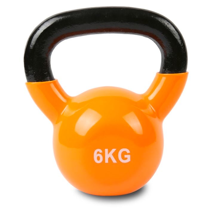 CORTEX 6kg Vinyl Dipped Cast Iron Kettlebell