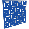 ProtectorAl 300-1200w x 300-1200h Light Blue/Gloss White Mosaic Unframed Composite Deco Panel