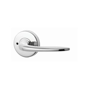 Lockwood 63mm Chrome Plate Velocity Summit Privacy Leverset