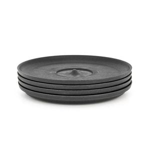 Huskee Universal Saucers - 4 Pack - 3oz Charcoal