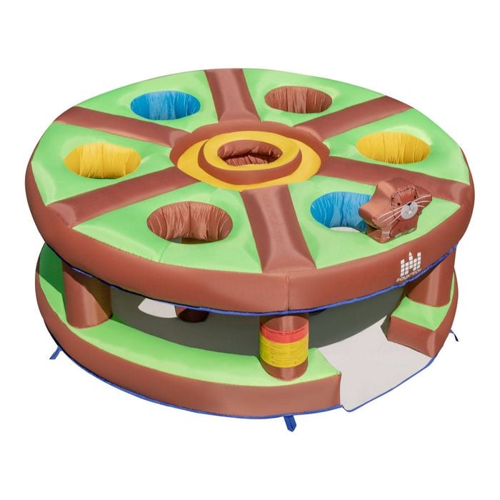 Costway Inflatable Whack-a-Mole Themed Castle Interactive Game w/450W Blower
