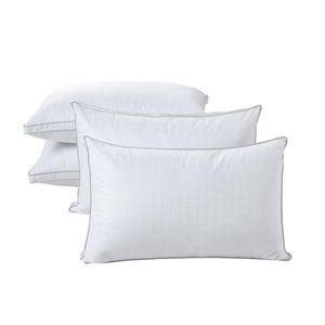 Accessorize Bedroom Collection Deluxe Hotel 4 Pack Firm  Pillow