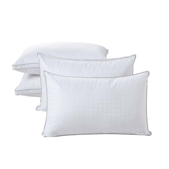 Accessorize Bedroom Collection Deluxe Hotel 4 Pack Firm  Pillow