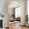 OAKORY 180x80cm Arched Full Length Mirror Full Body White