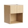Kaboodle 600mm Honey Oak Modern Wall Microwave Cabinet