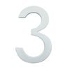 Sandleford 90mm Glow In Dark Acrylic House Number 3