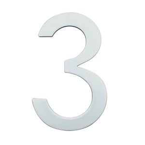 Sandleford 90mm Glow In Dark Acrylic House Number 3