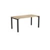 Olg Axis Table 4 Leg Black Frame New Oak Smooth Top L1500mm X W750mm