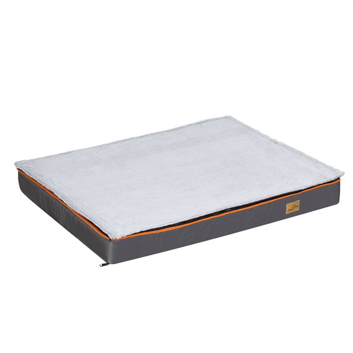 Bingopaw Pet Cushion Padded Orthopedic Dog Bed w/ Sponge Foam Base Pet Plush Pillow Bed 110x85x10cm