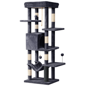 BEASTIE Cat Tree Tower 153cm Grey