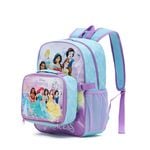 Disney Princess Kids/Childrens Backpack With Cooler Bag