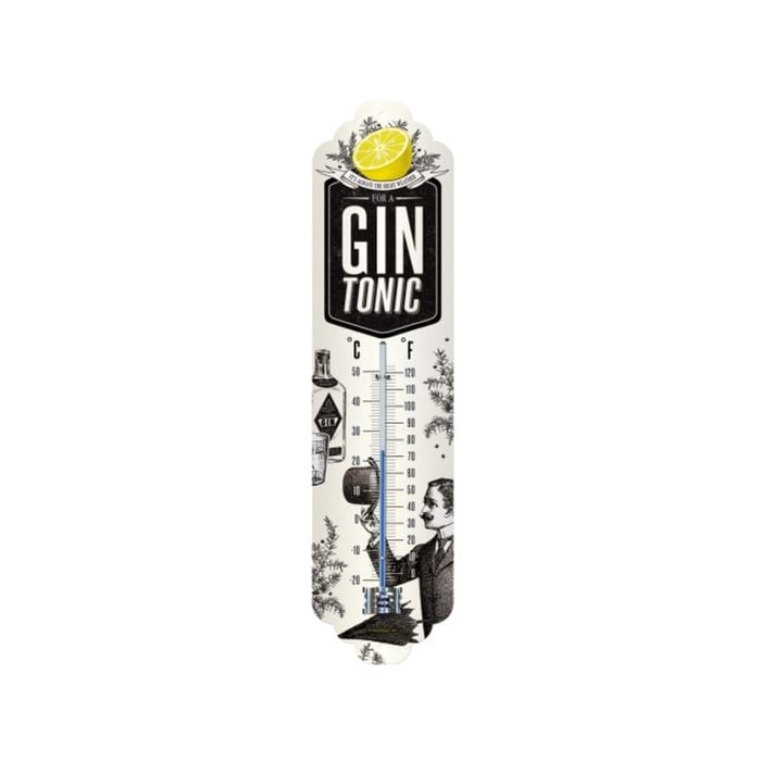 Nostalgic-Art Thermometer Gin & Tonic Weather