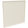 ProtectorAl 1001 - 2000 x 1001 - 2000mm Surfmist Aluminium Vertical 18mm Gap Welded Slat Panel