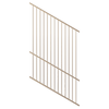 ProtectorAl 0350-1200W x 1800H Primrose Raked 16-30º Flat Top Pool Fence Panel