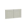 Kaboodle 750mm Pistachio Alpine Overhead Doors - 2 Pack