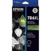 Epson Genuine Original Epson 786XL Black Ink Cartridge Toner High Capacity T787192