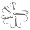 Swimerz Round Bend Trebles Size 2 Black Nickel, 50 Pack