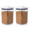 OXO Good Grips Pop 2.0 Small Square Short Container 1L | Set of 2