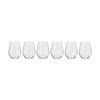 6pc Krosno Harmony 600ml Stemless Wine Glass Set - Clear
