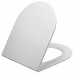 Mondella White Signature Ultra Slim Toilet Seat