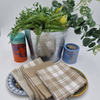 RANS Madrid Stripe & Check tea towels set-3