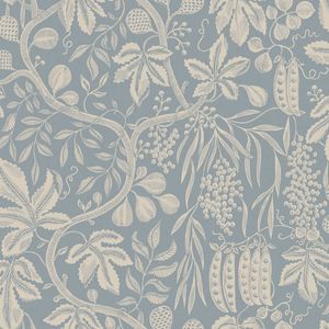 Wallpaper Trader Fig Garden Wallpaper Roll 10.05m X 53cm, Light Blue