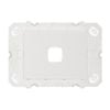 HPM ARTEOR 1 Gang Wall Switch - Grid Only - White