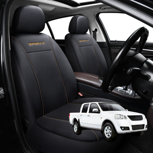 Car Seat Cover for GWM Haval Tank 500 2023 - 2024 (P03) - Black-Front Only