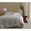 Bedding Co. Organic Bamboo Quilt Cover Set 350TC White Super King