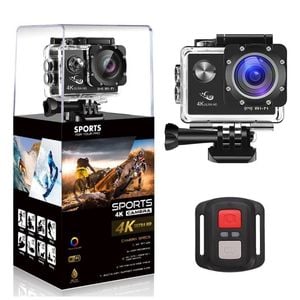 BDI 4k Hd Sports Action Camera With Wi-fi And Remote-black