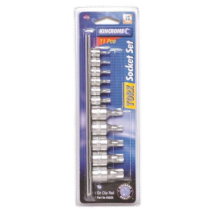 Kincrome 11 Piece Torx Socket Set