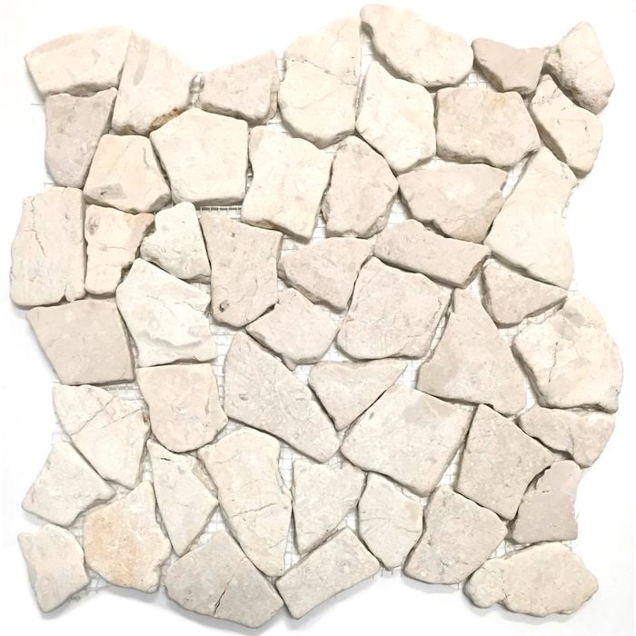 Decor8 Tiles 300 x 300 x 10mm Beige Java Marble Tile Mosaic